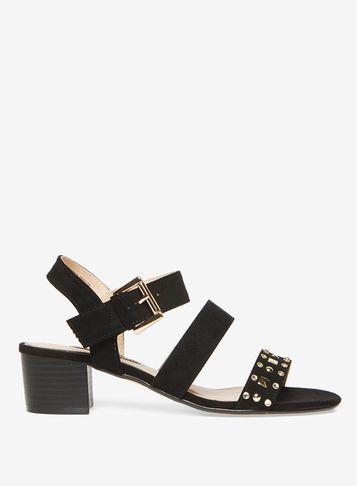 Dorothy Perkins Black 'samantha' Studded Sandals