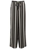 Dorothy Perkins Black And White Striped Palazzo Trousers