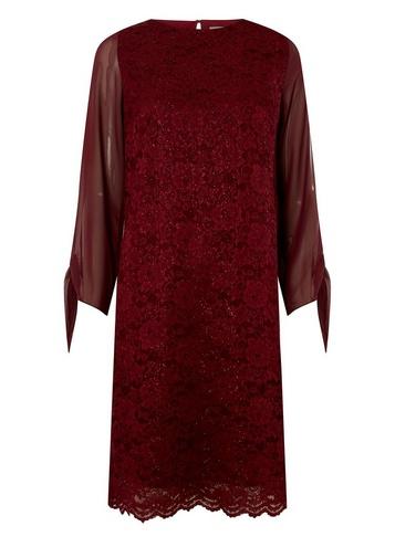 Dorothy Perkins *billie & Blossom Mulberry Glitter Lace Dress