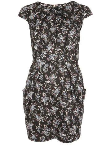 Dorothy Perkins *voulez Vouz Black Pocket Dress