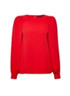 Dorothy Perkins Red Balloon Sleeve Top