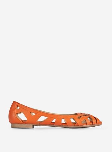 Dorothy Perkins Orange 'perla' Peep Toe Pumps