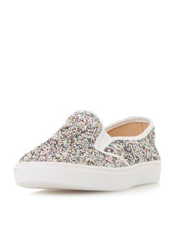 Dorothy Perkins *head Over Heels By Dune Multi Glitter Elsaa Trainers