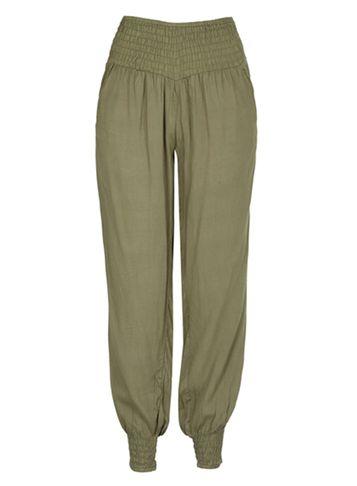 Dorothy Perkins *izabel London Khaki Deep Harem Pants