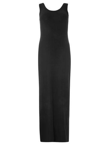 Dorothy Perkins *vila Black Honesty Maxi Dress