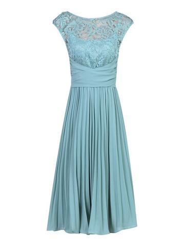 Dorothy Perkins *jolie Moi Duck Egg Blue Lace Dress