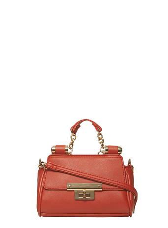 Dorothy Perkins Orange Mini Roll Bar Tote Bag