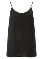 Dorothy Perkins *tall Black Scoop Neck Camisole Top