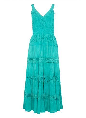 Dorothy Perkins *roman Originals Turquoise Plain Maxi Dress