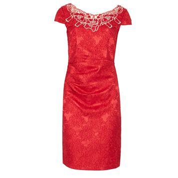Dorothy Perkins *izabel London Red Checked Shift Dress