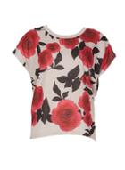 Dorothy Perkins *izabel London Multi Red Batwing Top