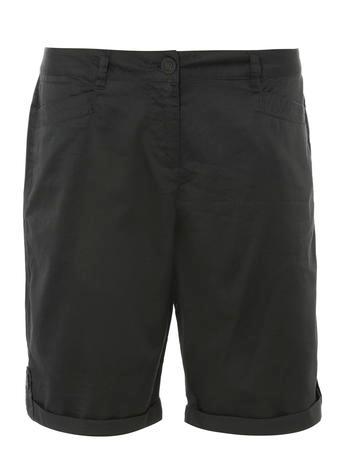 Dorothy Perkins Khaki Sateen Knee Shorts