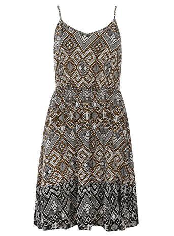 Dorothy Perkins Aztec Print Button Back Dress