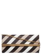 Dorothy Perkins Mono Stripe Clutch Bag