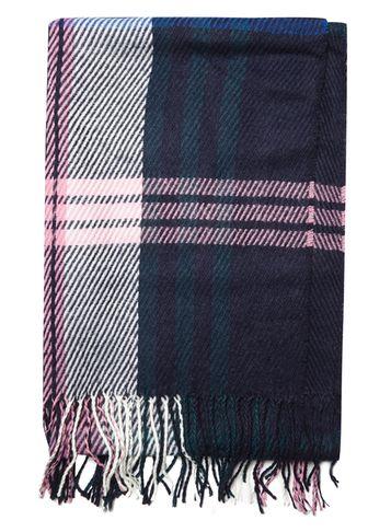 Dorothy Perkins Blue And Pink Tartan Scarf