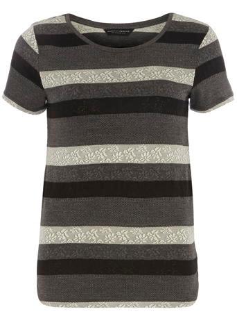 Dorothy Perkins Black Textured Knitted Tee