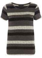 Dorothy Perkins Black Textured Knitted Tee