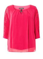 Dorothy Perkins *billie & Blossom Pink Lace Blouse