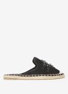 Dorothy Perkins Black 'chile' Jewel Mule Sandals