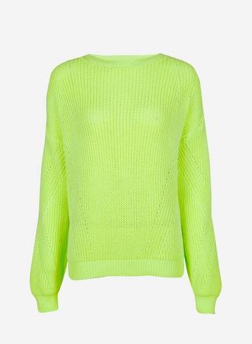 Dorothy Perkins Neon Yellow Jumper