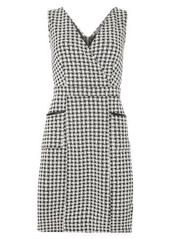 Dorothy Perkins *tall Monochrome Wrap Pinny Dress