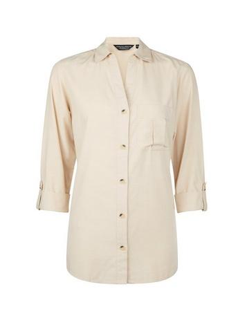 Dorothy Perkins Stone Tencel Shirt