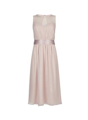 *showcase Blush 'melissa' Mesh Midi Dress