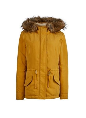 *only Yellow Parka Coat