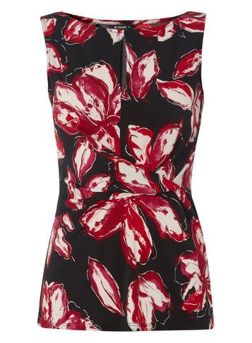 Dorothy Perkins *roman Originals Floral Print Knot Top