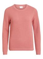*vila Pink Knitted Top