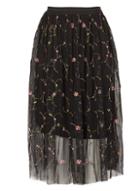 Dorothy Perkins *tenki Black Knee Length Skirt