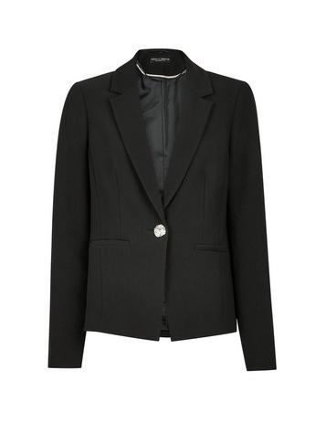 Dorothy Perkins Black Single Breasted Jacket