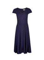 *billie & Blossom Tall Navy Ladybird Print Skater Dress