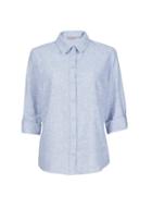 Dorothy Perkins Petite Chambray Linen Blend Shirt
