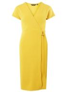 Dorothy Perkins Ochre D-ring Wrap Dress