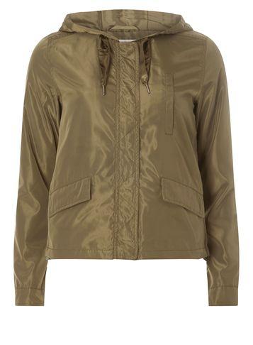 Dorothy Perkins *only Green Hooded Parka Coat