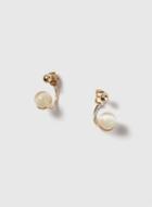 Dorothy Perkins Cats Eye Front And Back Earrings
