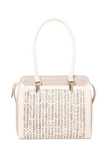Dorothy Perkins *lydc Nude Metallic Tote Bag