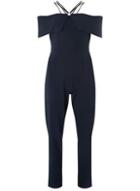 Dorothy Perkins Navy Strappy Hardware Jumpsuit