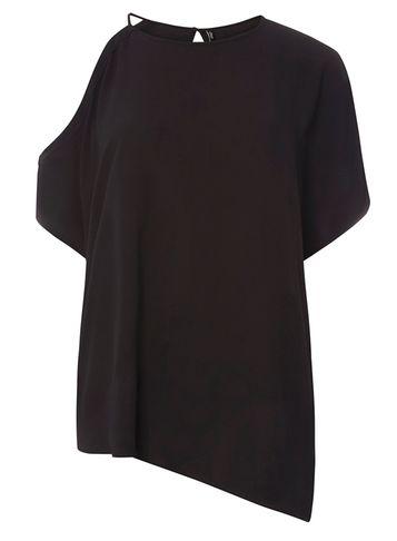 Dorothy Perkins *only Black Cold Shoulder Blouse