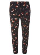 Dorothy Perkins Floral Print Pique Trousers