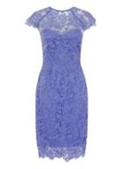 Dorothy Perkins *paper Dolls Blue Open Back Bodycon Dress