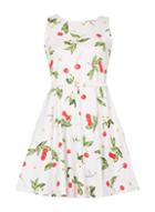 Dorothy Perkins *izabel London Multi White Printed Fit & Flare Dress