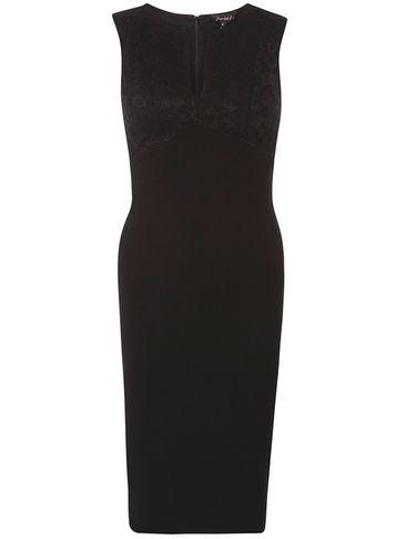 Dorothy Perkins *scarlett B Black Kara Bodycon Dress