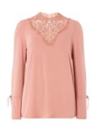 Dorothy Perkins *vila Blush Lace Trim T-shirt