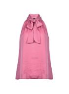 Dorothy Perkins Pink Tie Front Halterneck Top