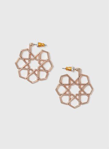Dorothy Perkins Cut Out Hoop Earrings