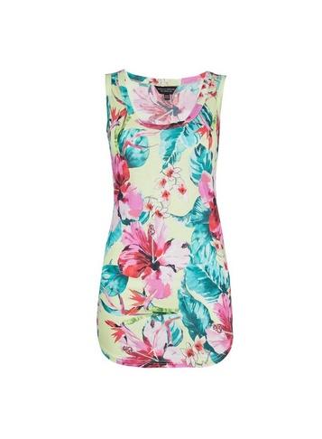 Dorothy Perkins Multi Colour Floral Print Viscose Vest