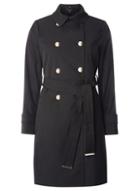 Dorothy Perkins Black Mac Coat