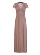 *little Mistress Oyster Mesh Maxi Dress